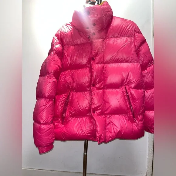 MONCLER Dervox Logo-Appliquéd Quilted Shell Down Jacket SIZE 2 EXCELLENT
